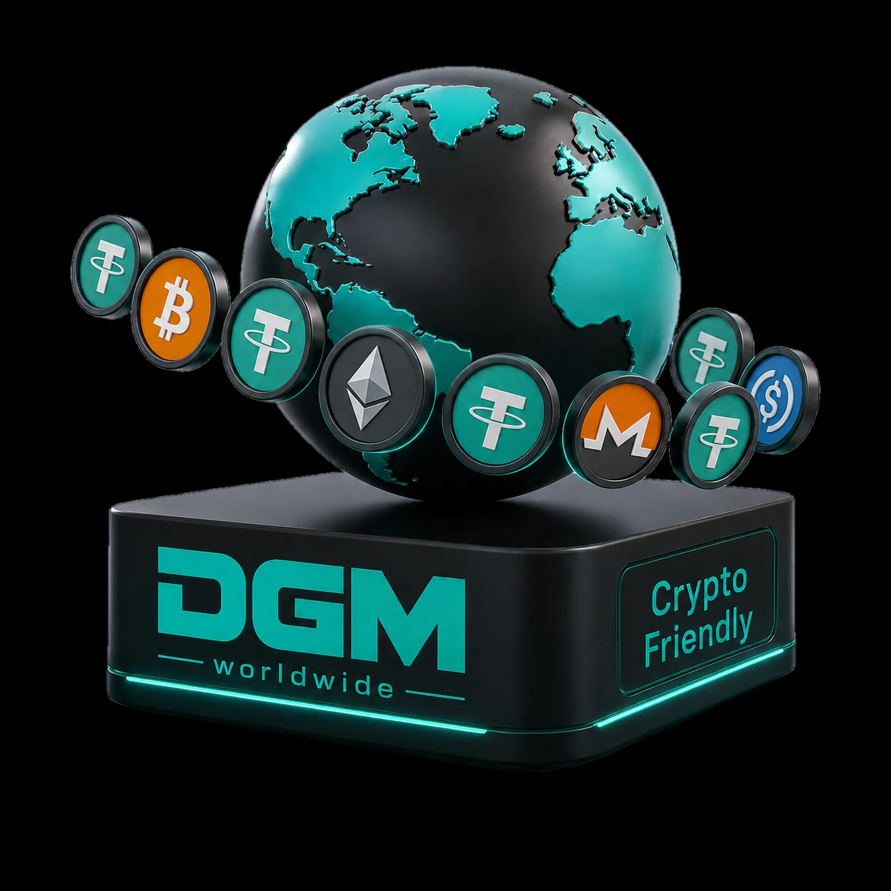 DGM worldwide crypto friendly